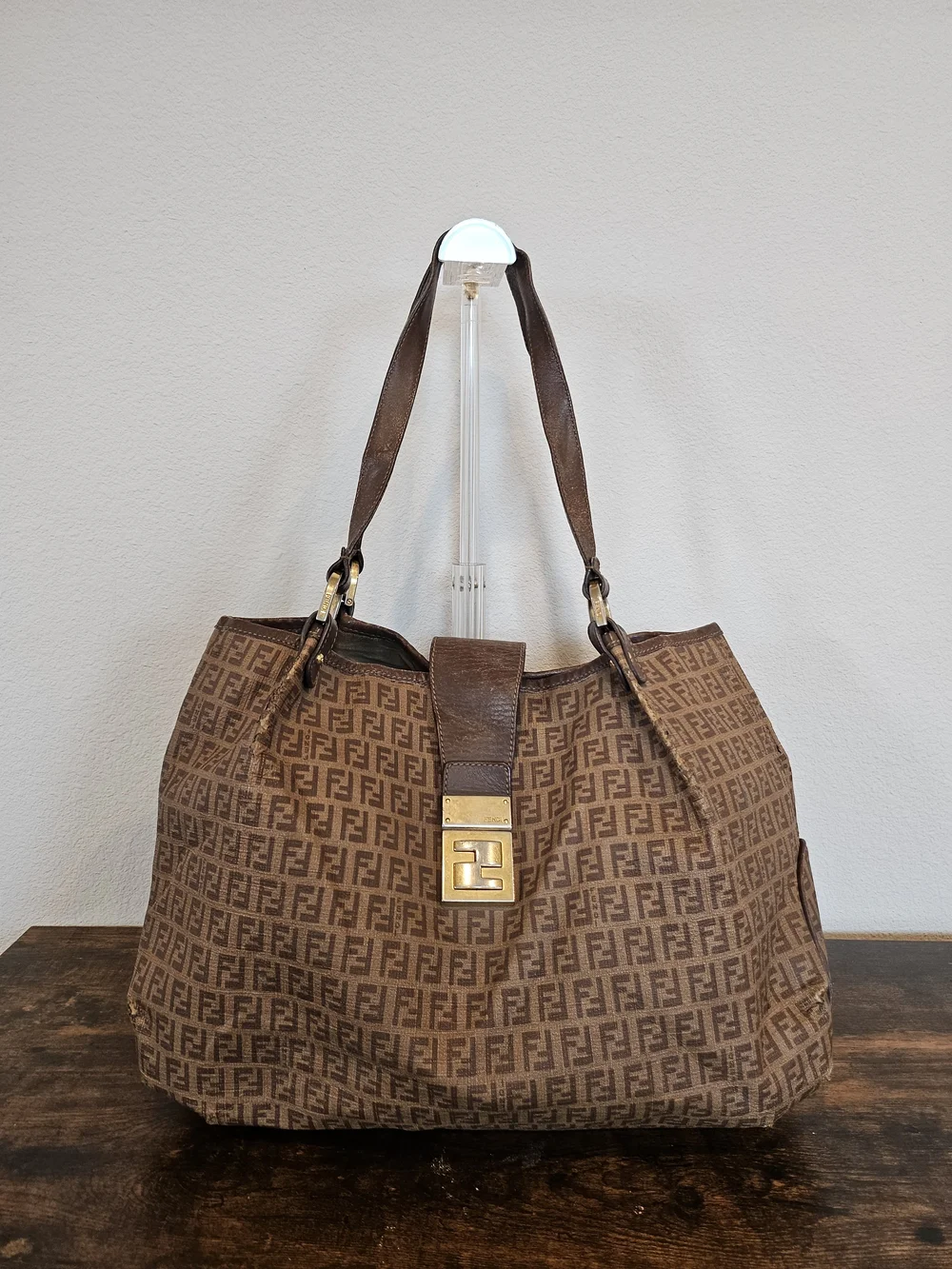 Fendi Zucca FF Canvas Tote